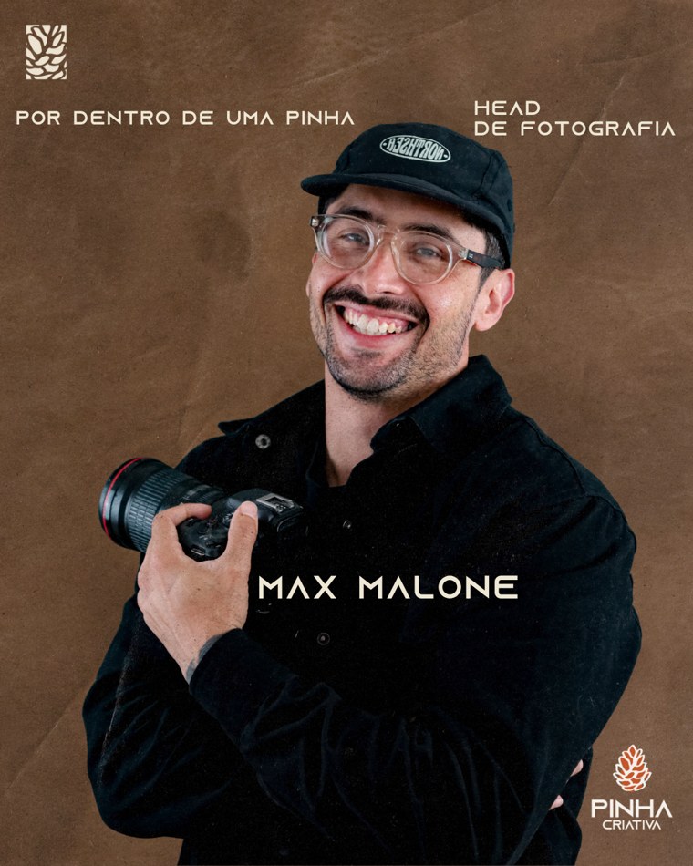 Retrato de Max Malone, Head de Fotografia