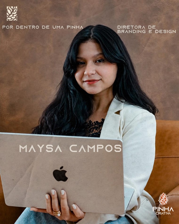 Retrato de Maysa Campos, Diretora de Branding e Design